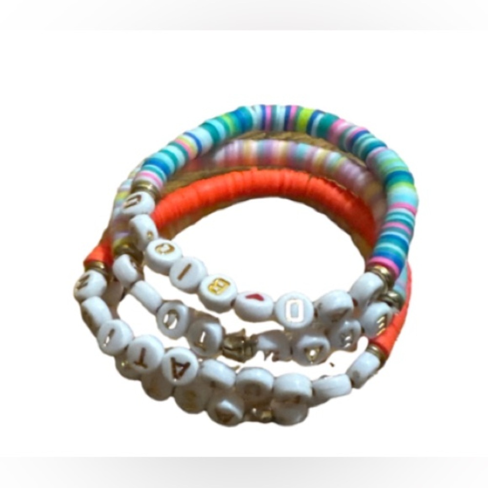 Taylor Swift Multicolor Beaded Bracelets Set of 4